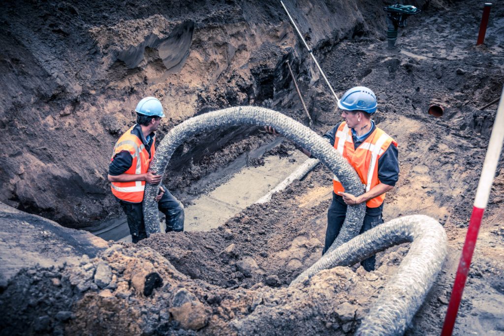 Riolering door Van Verseveld Infra Almere, Amersfoort, Ede, Houten, Neder-Betuwe, Renkum, Utrecht, Veenendaal